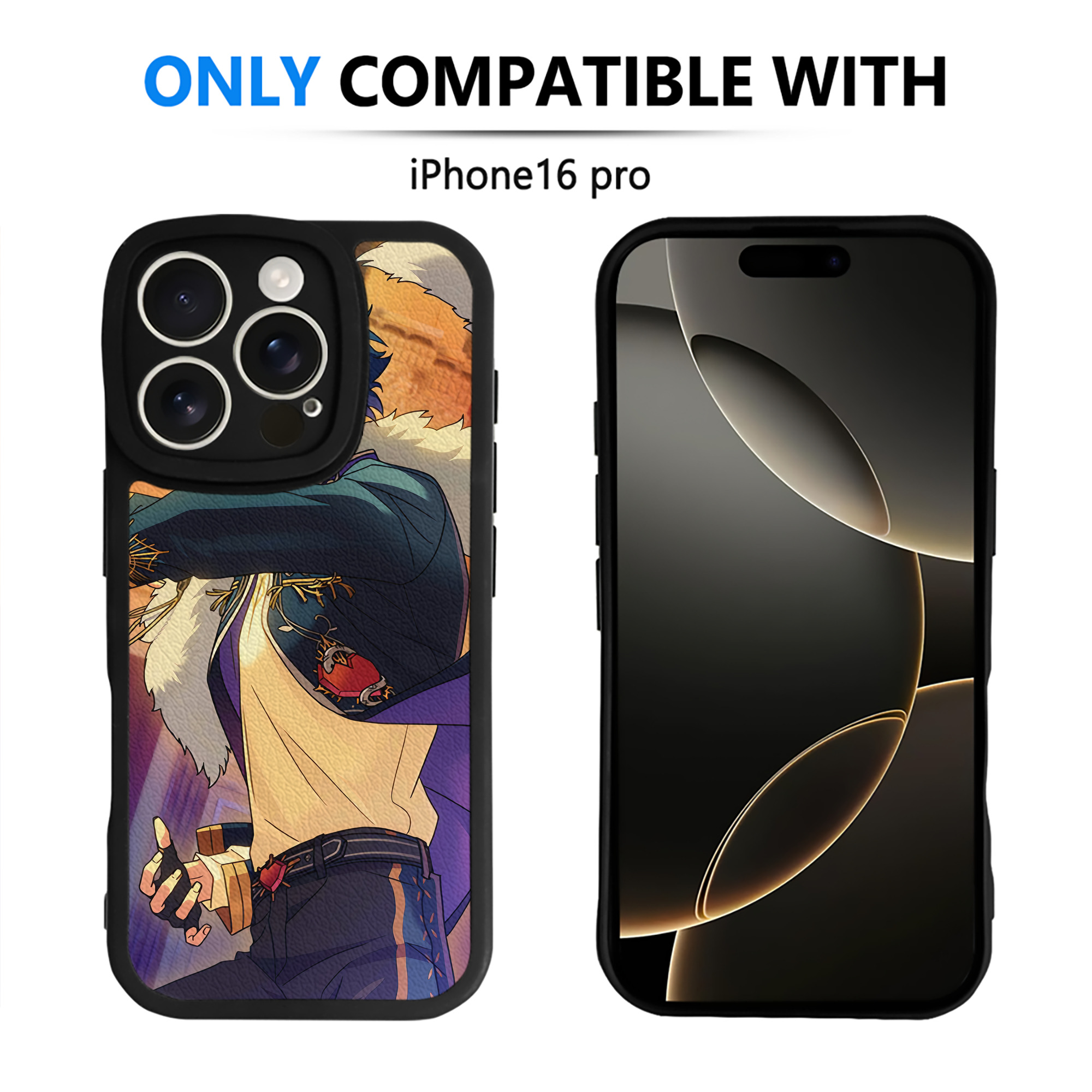 （画像用） あんさんぶるスターズ! Ensemble Stars 【iPhone 16シリーズ対応】シリコンスマホケース（レザー調） 材質：シリコン